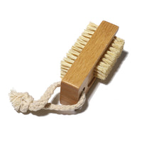 Engrave Logo-Bamboo handle nail brush sisal brush clean brush body brush vegan