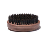 Customize Logo-Handmade brush Walnut brush beard care brush clean brush boar bristle brush