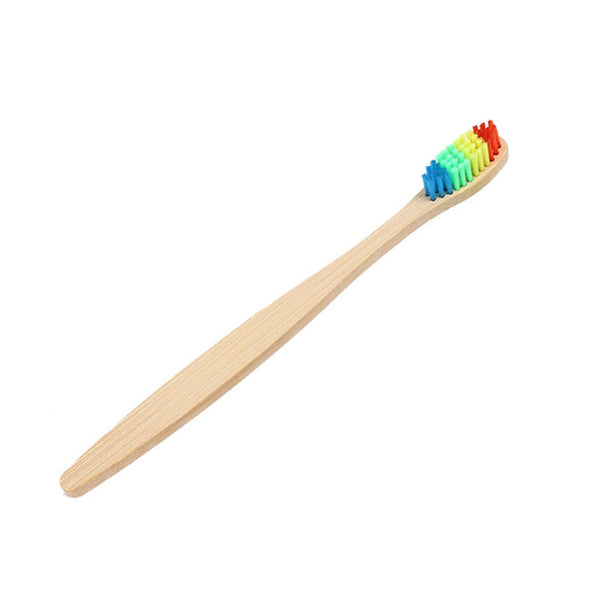 Customize Your Logo-Handmade Natural bamboo handle tooth brush hotel tooth brush soft head man-made fiber