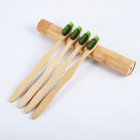 Customize Your Logo-Handmade Natural bamboo handle tooth brush hotel tooth brush soft head man-made fiber