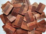 Customize Your Logo-Wide Tooth Wood Comb Beard Care Comb Pocket Size Comb Moustache Comb hair brush
