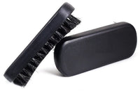 Customize Your Logo-Black Boar Bristle Brushes Wood Men Beard Care Engrave Logo 4.7"(12cm)