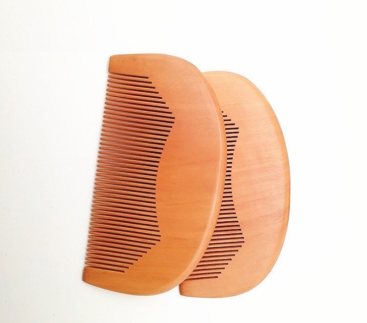 Customize logo-Peach Wood Comb Super Fine Tooth Comb For Beard/Hair Care Makeup Hair brush