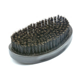 New Design-360 Wave Men Wood handle boar bristle beard brush elliptic surface Black Great Bend handle brush hair brush