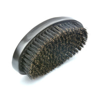 New Design-360 Wave Men Wood handle boar bristle beard brush elliptic surface Black Great Bend handle brush hair brush