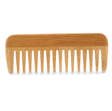 Customize Logo-New Kind Bamboo Wood Comb Wide Tooth Square Beard Care Comb For Men Beard Women Hair brush