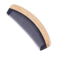 Engrave Your Logo- Greensandalwood+Ox Horn Combs For Men Beard Women Hair Comb beard brush