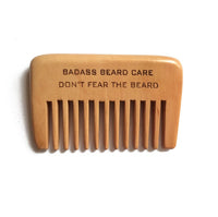 Handmade Wholesale Peach Comb Wide Tooth Beard Hair Combs Engrave Logo