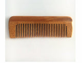 Customize Logo-Mini Bamboo Wood Comb Tooth Beard Care Comb Pocket Size 10x3cm