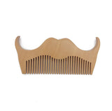 Customize Logo-Peach Comb Fine Tooth Comb Moustache Shape For Beard/Hair No-static Comb beard brush hair brush