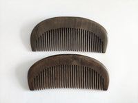 Blacksandal Wood Comb Fine Tooth Comb For Hair/Beard Makeup Tool Engrave Logo