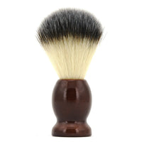Customize logo-Red Wood handle Nylon bristle shaving brushes Beard Grooming Tool