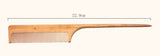 Customize Logo-Bamboo Wood comb Fine tooth tail comb long handle comb beard care hair comb