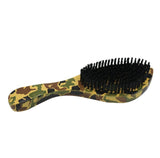 Handmade Camouflage Wood handle brush boar bristle beard brush long handle Black Great Bend Beard Brush