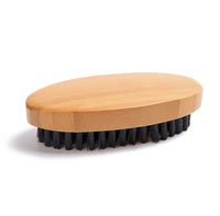 Customized Your Logo-Nylon head Bamboo Brush Men Beard Care Brush Makeup Grooming