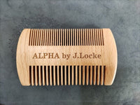 Engrave Your Logo -Beech Wood Comb Multy Kind Tooth Comb For Beard/Hair Makeup Two Sides Tooth Brush