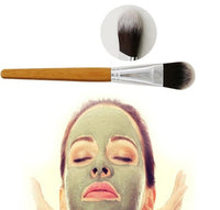 Customize Your Logo-Face Mask Brush Wood Handle Fibre Bristle Makeup Tool