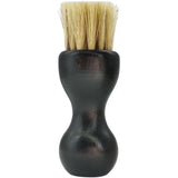 Customized Your Logo-Mini Gourd Beech Wood Boar Bristle Brush Men Beard Care Brush Makeup Grooming