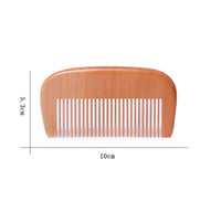 Customize Logo Combs-Mini Fine Tooth Wood Comb Beard Comb Pocket Size Comb Hair Brush Wholesale Engrave Logo