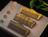 Customize Logo-Mini Greensandalwood Comb Fine Tooth Beard Care Comb For Hair/Beard Care Grooming Tool