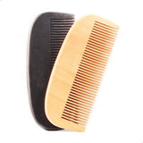 Customize Logo-Peach wood Comb Square Fine Tooth Comb For Hair/Beard Beard Comb