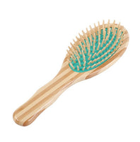 Customize Logo-New Kind zebra Color Bamboo wood Brush For Hair/Beard Beard Care Comb Beard Brush Airbag brush