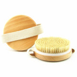 Dry Brush Boar Bristle Bath Brush Wood Body Brush Body Cleaning Brush For Shower Promotion Gift