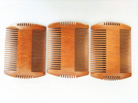 Customized-Nanmu Wood Fine/Wide Tooth Comb For Men Hair/Beard Care Grooming Comb Hair Brush