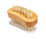 Engrave your logo- New Kind Beech Wood handle boar bristle nail brush hand wash brush wooden nail cleaning  SPA tool