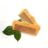 Customize Logo-Fine Tooth Wood Comb Beard Comb Pocket Comb Beard Shape