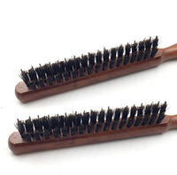Engrave logo-Toothbrush three row comb pointed tail bristle fluffy dress comb hairdressing modeling tool