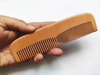 Customize Your Logo-Peach Wood Two Kinds Tooth Comb Beard Comb Hair Brush Barber Tool