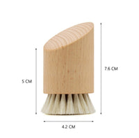 Customize Logo-New Design Beech Wood Handle Woolen Bristle Brush Face Brush Makeup Tool Baby Care Brush