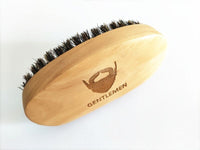 Boar Bristle Brush&Peach Wood Combs ox horn folding comb with bag Beard Care Sets for gentlemen gifts