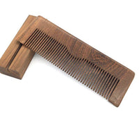 Engrave Logo-High quality Goldensandalwood Combs Square comb For women hair care for men beard care