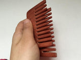 Customize Your Logo-Wide Tooth Wood Comb Beard Care Comb Pocket Size Comb Moustache Comb hair brush