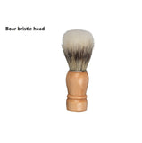 Customize logo-Brown Wood handle Nylon Bristle shaving brushes Beard Grooming Tool Barber brush
