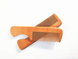 Customize Your Logo-Peach wood fine tooth combs for men beard women hair makeup tool brush