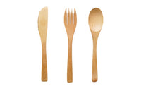 Customize Your Logo-3pcs/set Natural wood Household tableware wood spoon wood fork wood Dinner knife