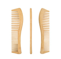 Customize Logo-New Kind Bamboo Wood Comb two kind tooth Beard Care Comb For Men Beard Women Hair brush